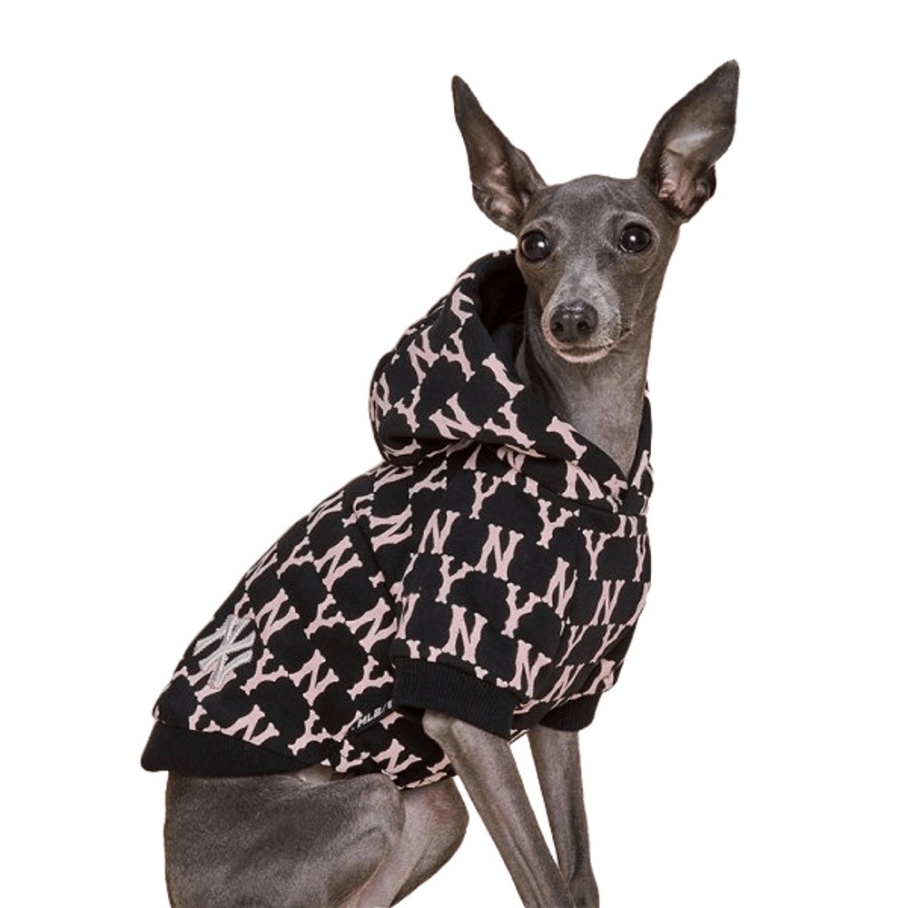 PET モノグラム フード NY(BLACK)