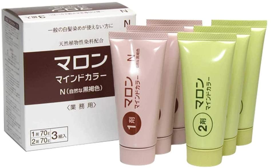 マロン マインドカラー N (自然な黒褐色)：3組入