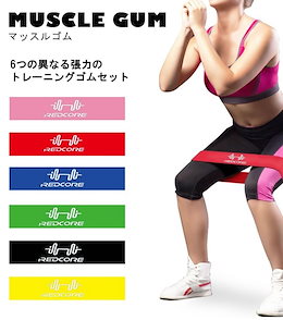 エクササイズグッズ ゴムバンド ゴムバンド トレーニング チューブ ループバンド 4個セット 筋トレバンド 収納袋付き