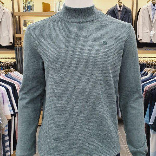 秋冬新商品 前板組織物 ハーフタートルネック POKR3901346_SH