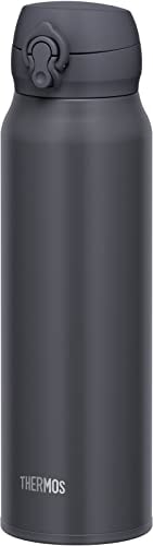 サーモス 水筒 真空断熱ケータイマグ 750ml スモークブラック 飲み口外せてお手入れ簡単 軽量タイプ ワンタッチオープン ステンレス ボトル