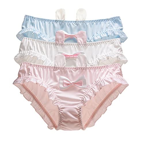 サテンパンティー Qoo10] [LIUXU] パンティー サテン下着セ