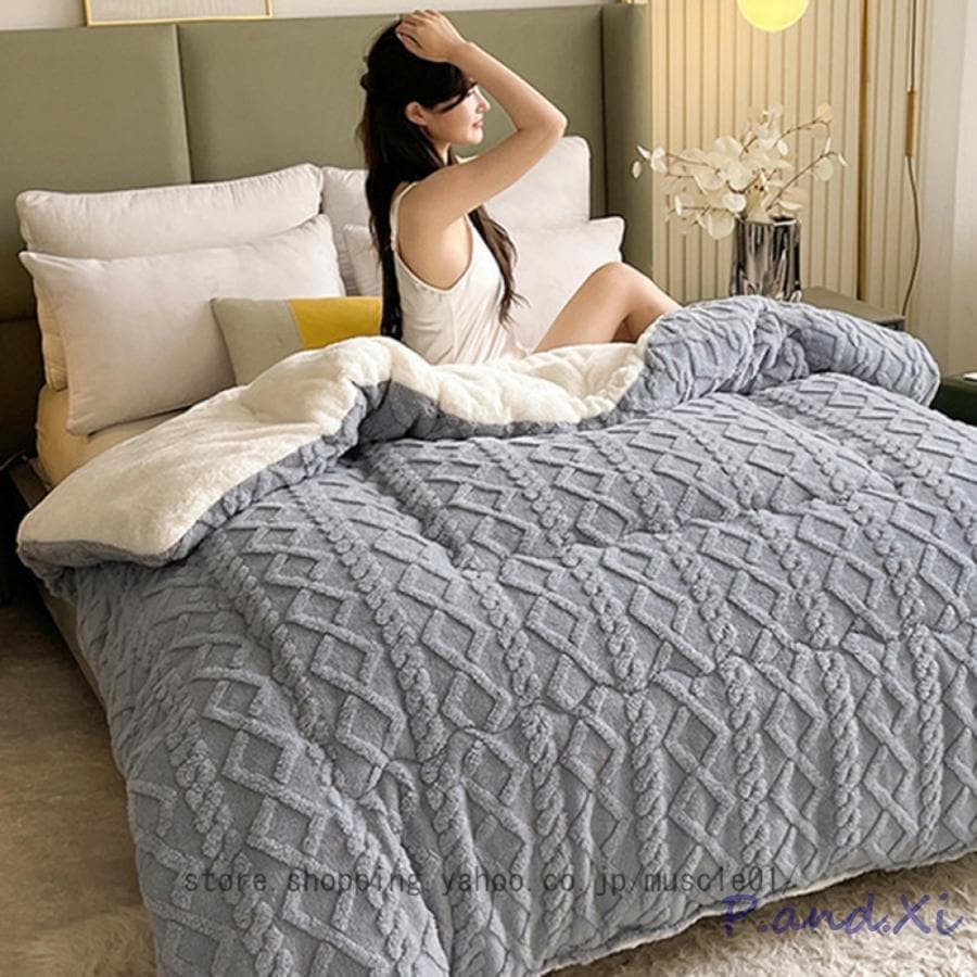 掛け布団 シングル 厚手 セミ 暖かい かわいい 一晩中暖かく包み込み ボリュームたっぷり 中綿 洗える 蓄熱 保温 断熱 あったか おしゃれ