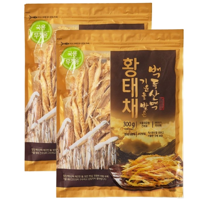 白頭山脈の気運を受けたファンテチェ 300g (2個)
