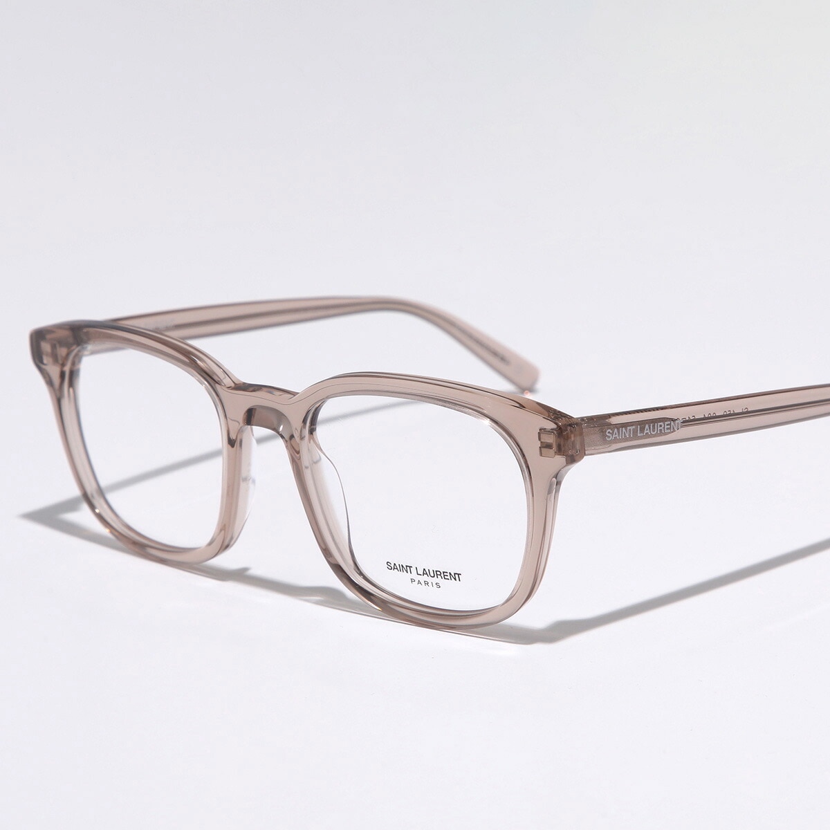SAINT LAURENT サンローラン メガネ SL 459 レディース ウェリントン型 めがね 伊達メガネ クリアフレーム 眼鏡 ロゴ セルフレーム アイウェア カラー3色