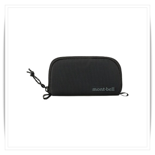 ミニポーチ Montbell Mini Zip Wallet Black