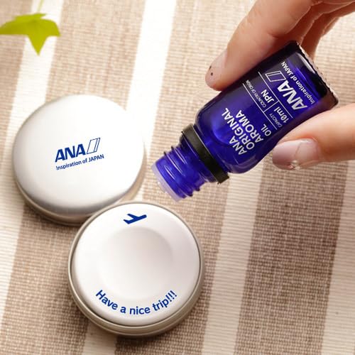 ANA オリジナル アロマオイル＆アロマストーンディフューザー セット 10ml オイル ホワイト ミニストーン 航空会社コレクション