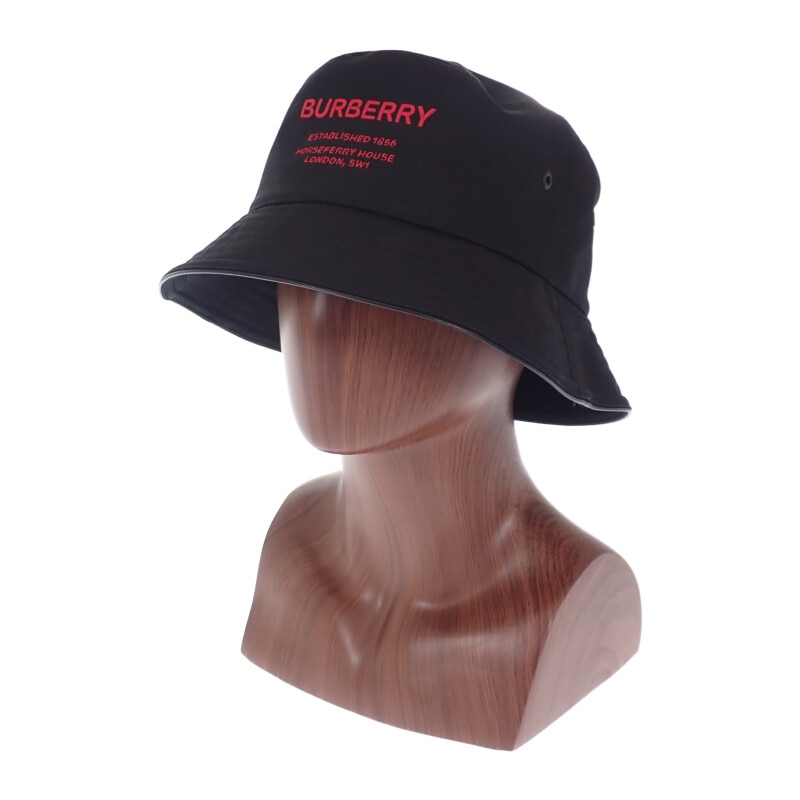 【Aランク】 バケットハット 帽子 8053474 ハット コットン ブラック L メンズ 【ISEYA】