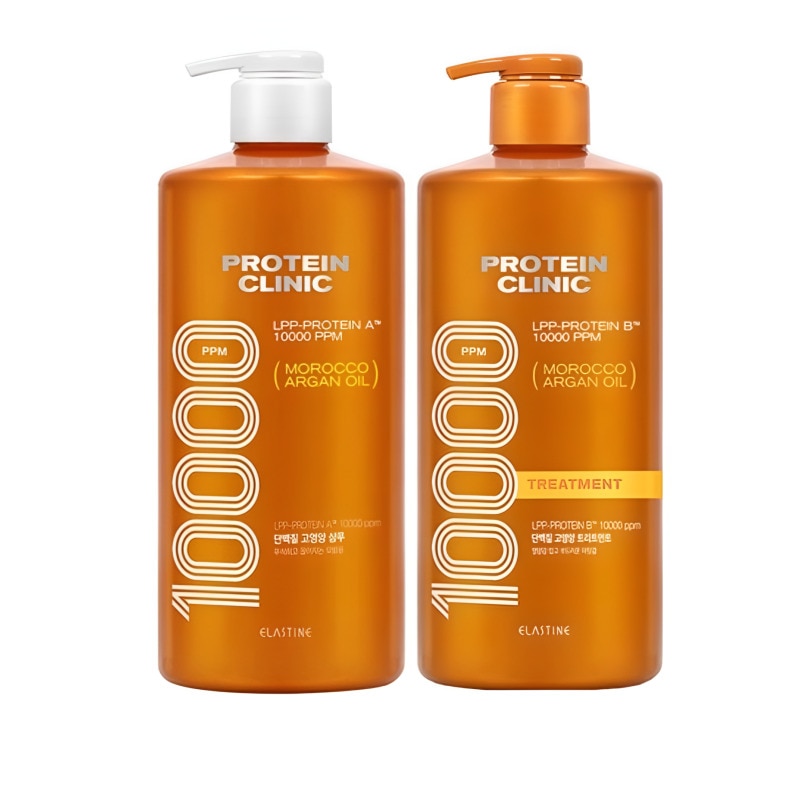 エラステイン プロテインクリニック10000 高栄養プロテイン シャンプー1000ml＆トリートメント1000ml セット 5,650円
