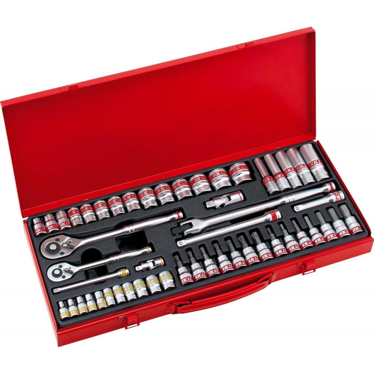 SK11 ソケットレンチセット レンチ レンチセット TS-2352M 差込角:6.3mm 9.5mm 52点 1セット