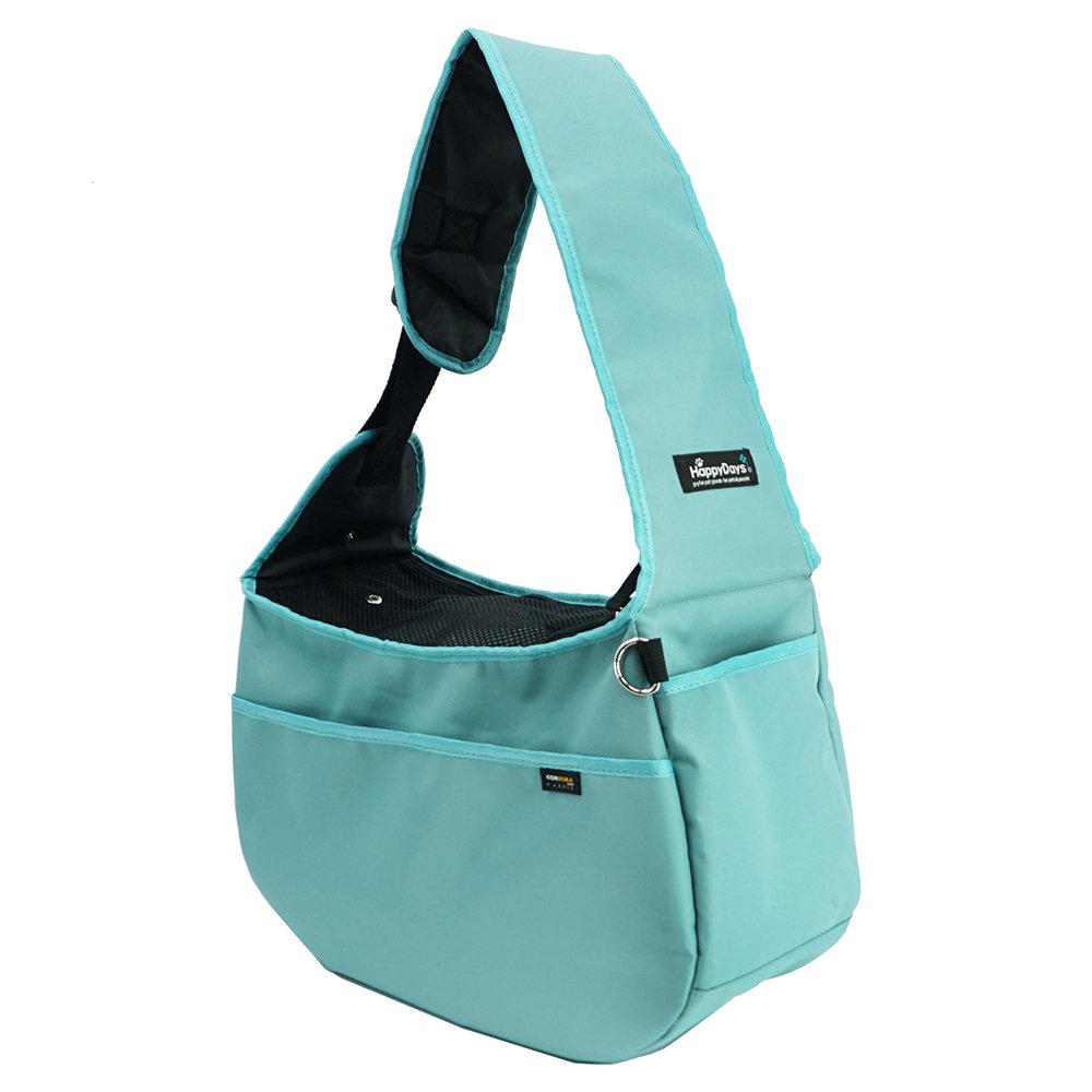 アウトレット品　ハッピーデイズ　ペット用　スリングバッグ　サックスブルー　訳あり　ＣＲＣ40―67―05―20―00