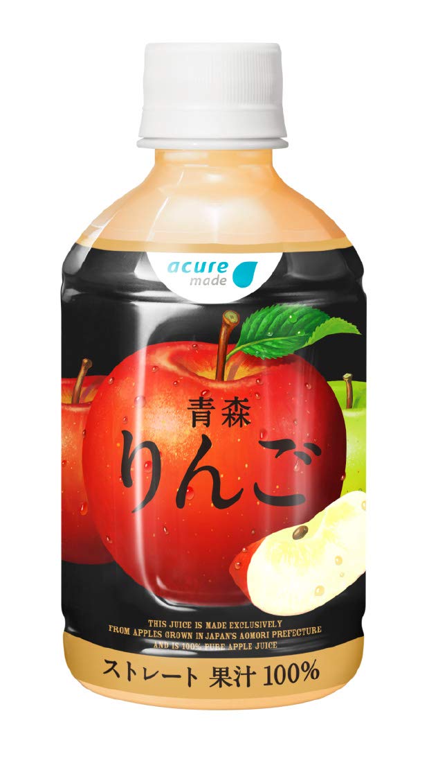 アキュアメイド 青森りんごストレート 280ml×24本