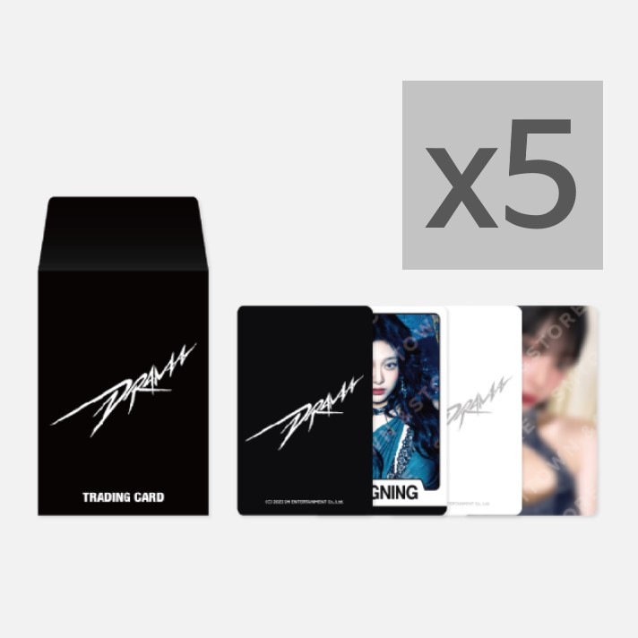 aespa RANDOM TRADING CARD A 5個 - aespa WEEK DRAMA CITY 6,308円