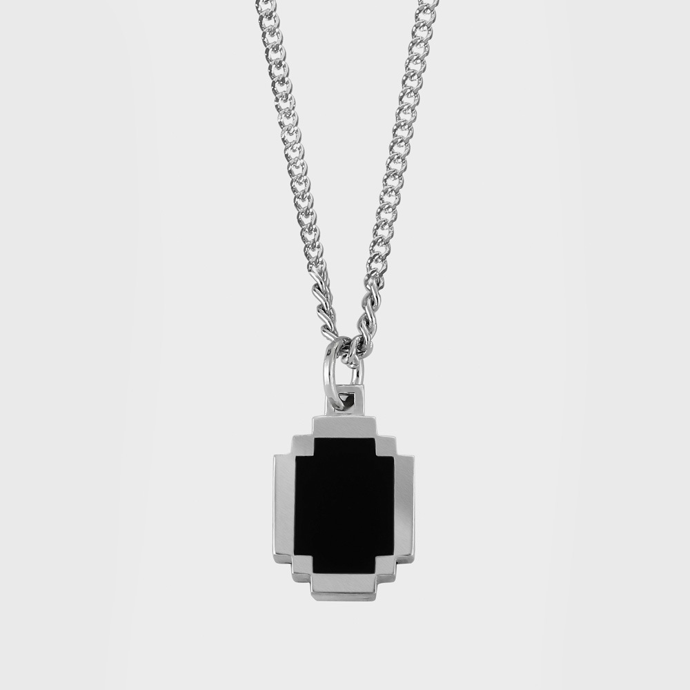 PIXEL OVAL NEC SILVER925