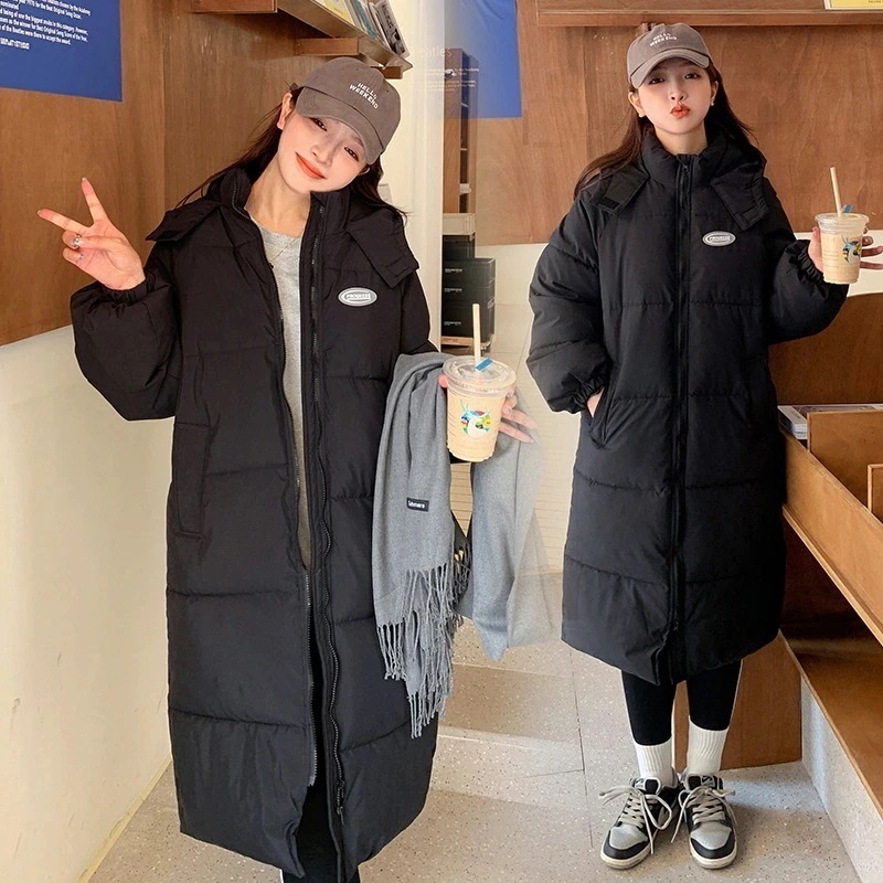 [最安値挑戦]！ロング丈で今年っぽく 開け閉めしやすいファスナータイプ定番のダウンコートも フード取り外し可能 デイリー使い 中綿ジャケット コート 防寒ダウンコート ファーロングダウンコート レデ