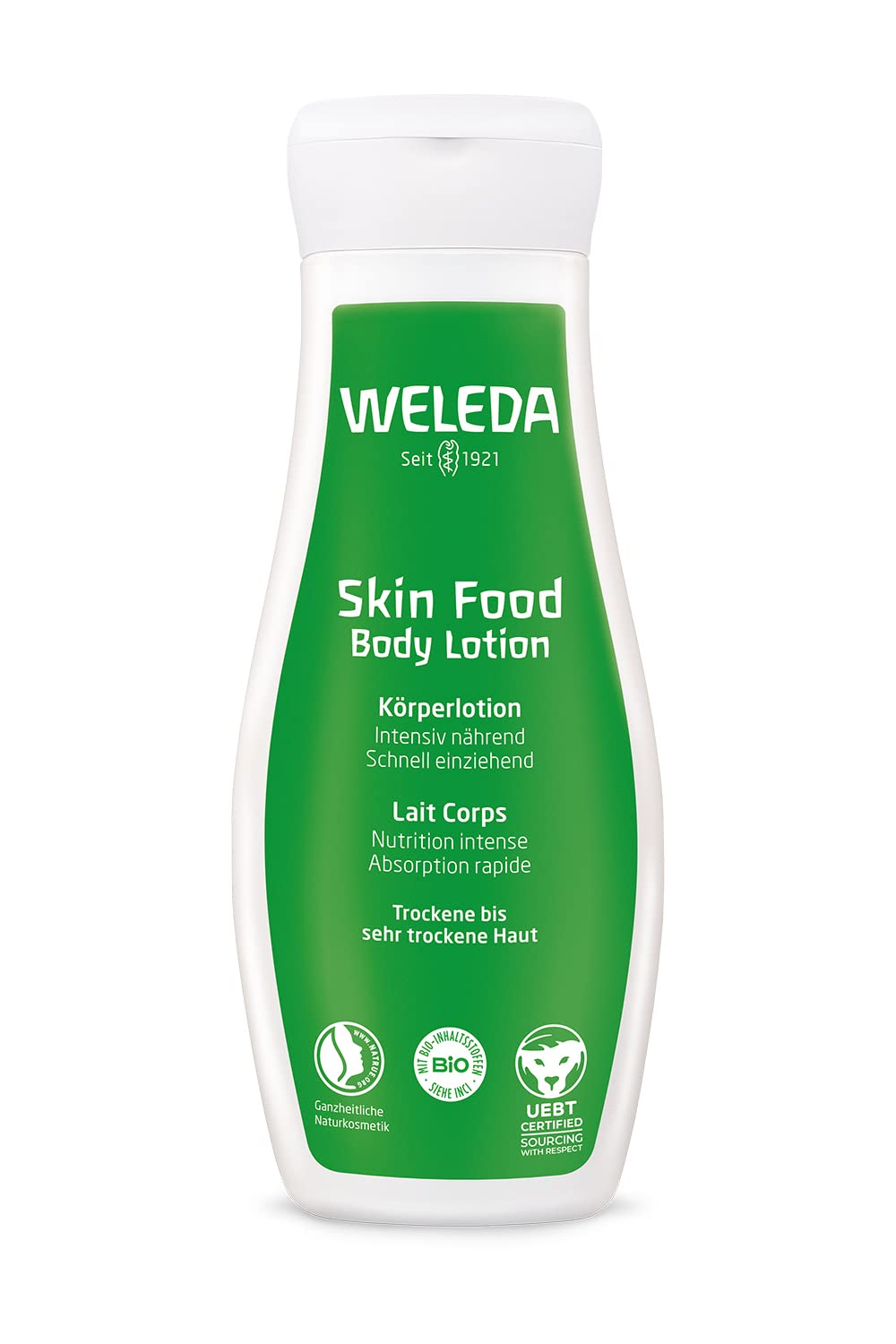 【公式】WELEDA(ヴェレダ) スキンフード ボディミルク 200mL ボディクリーム 高保湿 乾燥肌 甘くやさしいハーブの香り 天然由来成分 オーガニック