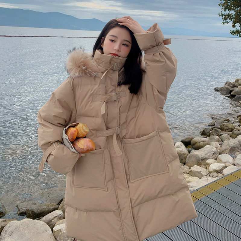 ダウンコート ポケット付き レディース 軽量 きれいめ ダウンジャケット レディース ロング レディース アウター 中綿 冬 可愛い おしゃれ カジュアル 普段使い 暖かい 着痩せ 防寒着 フェイクフ