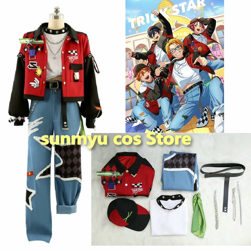 あんさんぶるスターズ! Trickstar Build！理想を詰め込んだFREEDOM！遊木真 氷鷹北斗 衣更真緒 明星スバル コスプレ衣装 サイズオーダー可能