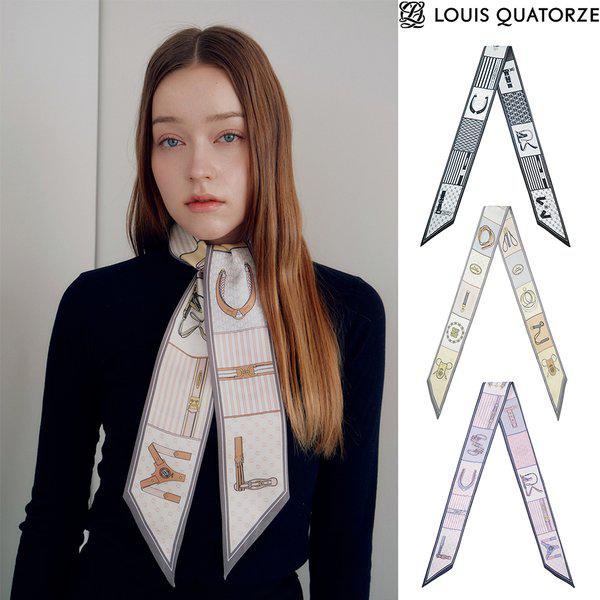 レテルのシルクバンドゥスカーフ2DSM603