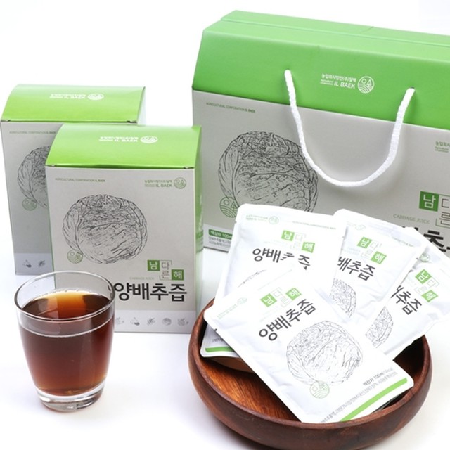 韓国食品IL BAEK キャベツ汁 (100ml 30ea)