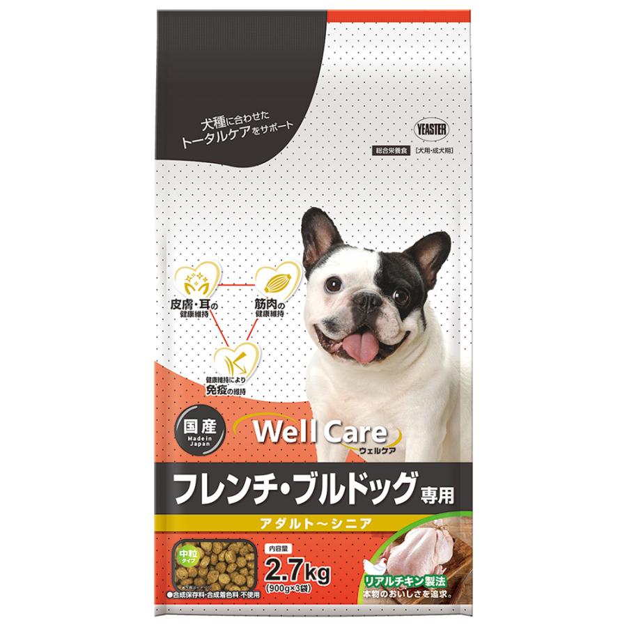 【4個セット】イースター ウェルケア フレンチ・ブルドッグ専用 アダルト～シニア 2.7kg ドッグフード