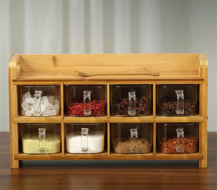 早い者勝ち 調味料ケース キッチンセット 塩砂糖缶 収納ケース 調味料缶 プラスチック 家庭用 味の素 カビが生えない 便利 八味入り調味料缶 シンプル