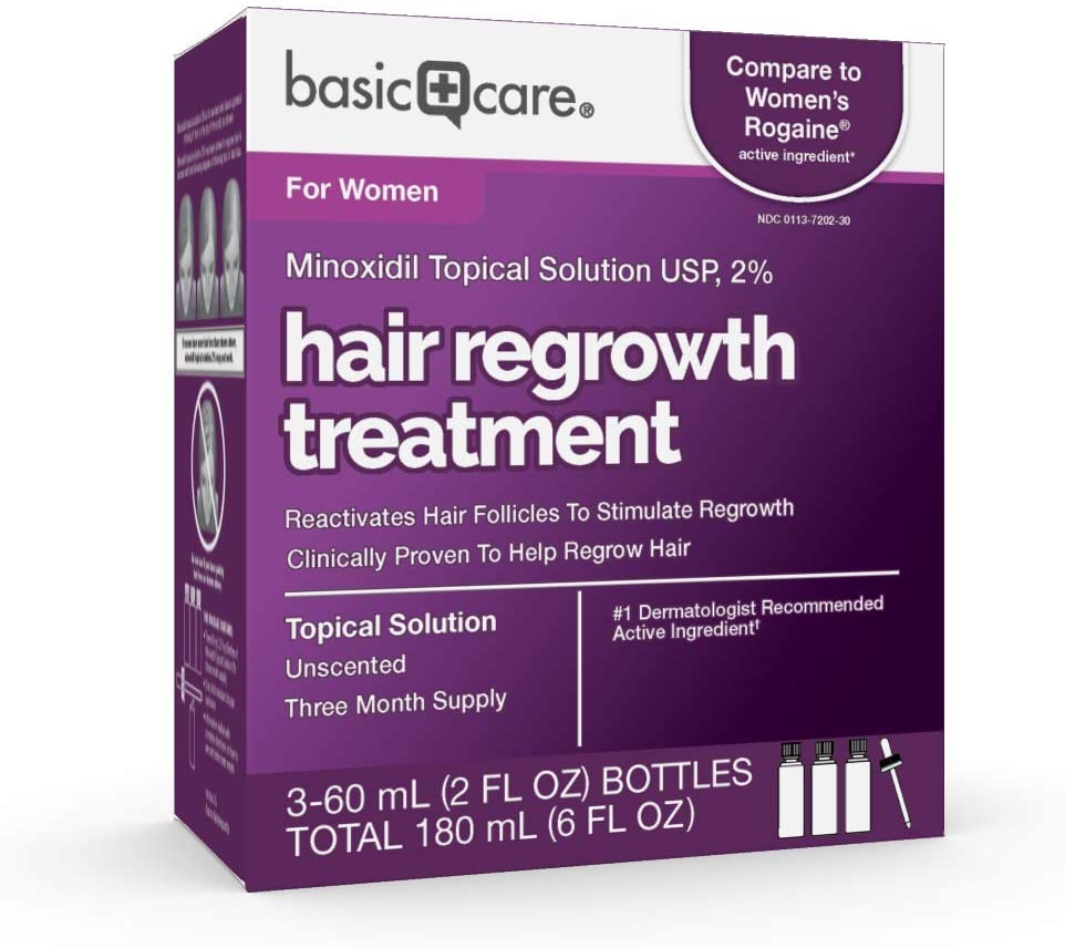 アマゾンの女性のための基本的なケアによる毛髪ミシジル局所溶液2%6液オンスです