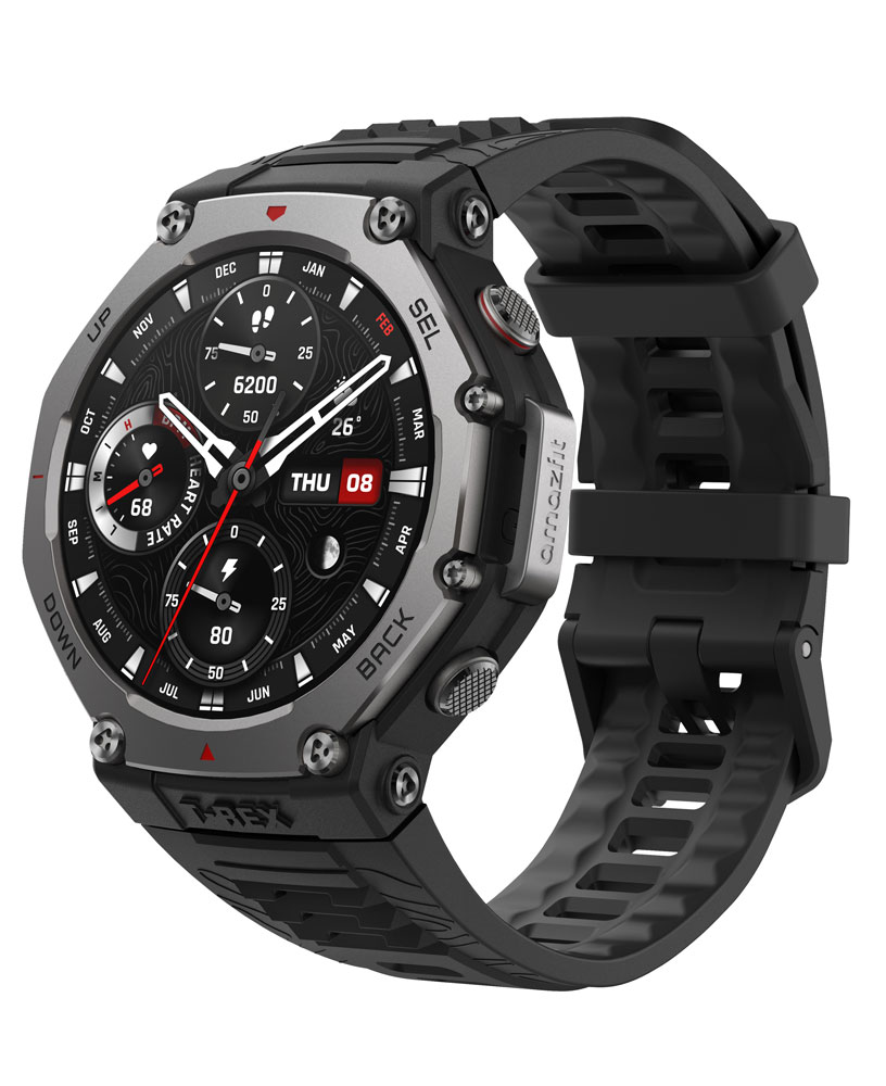 AMAZFIT Amazfit T-Rex 3 48mm オニキス(黒) スマートウォッチ SP170069-C218