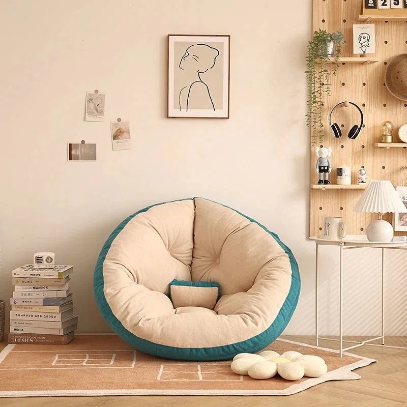 人気爆発商品 座椅子 小型 ソファー フロアソファ コーナーソファー ソファーベッド 厚め ふわふわ 折りたたみ 選べる12色