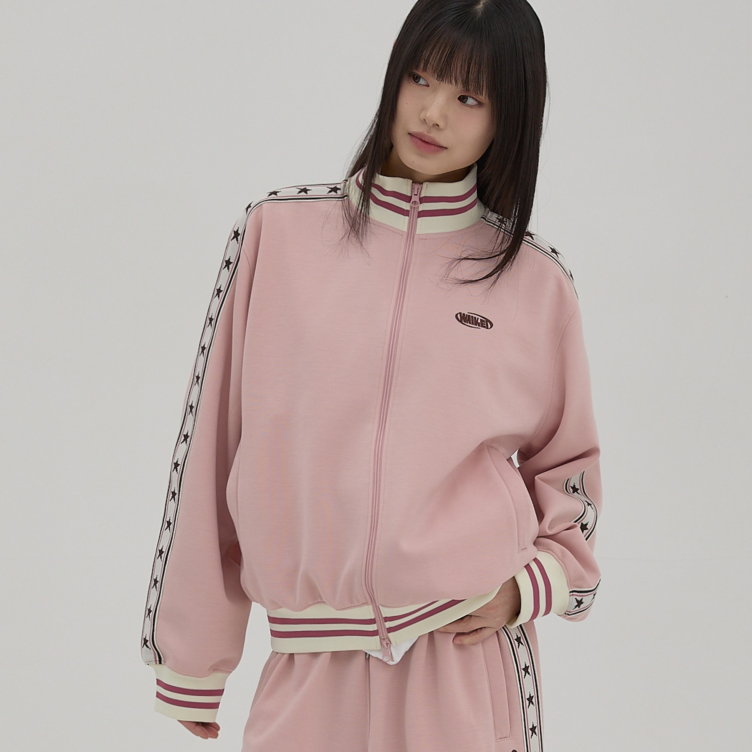 Star Track Jersey Jacket PINK