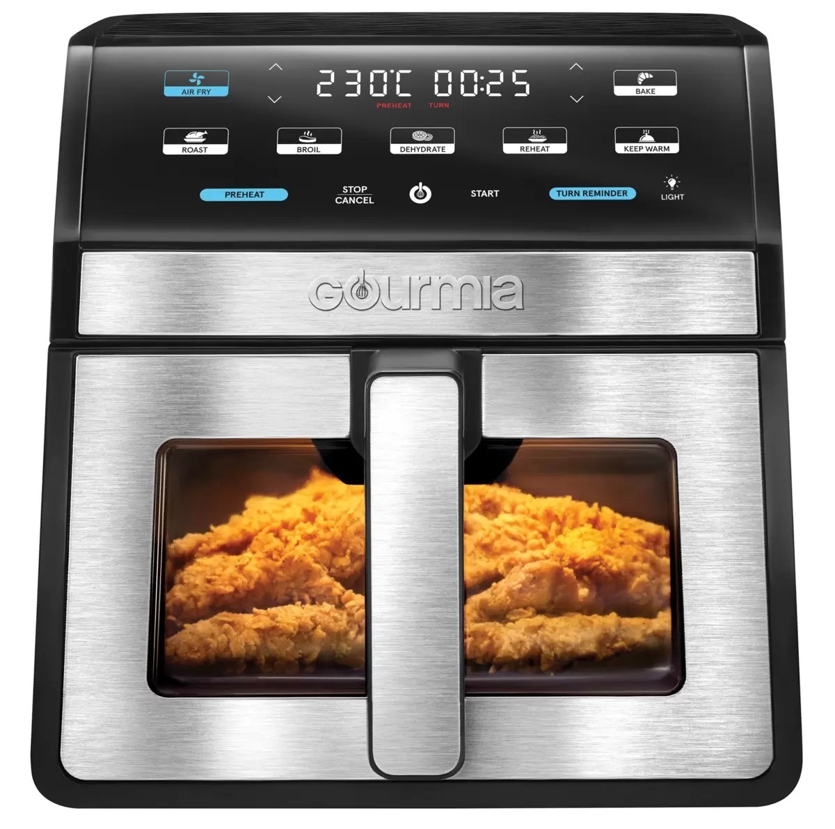 GOURMIA 窓付き デジタル エアーフライヤー 7.6L GAF858　新品