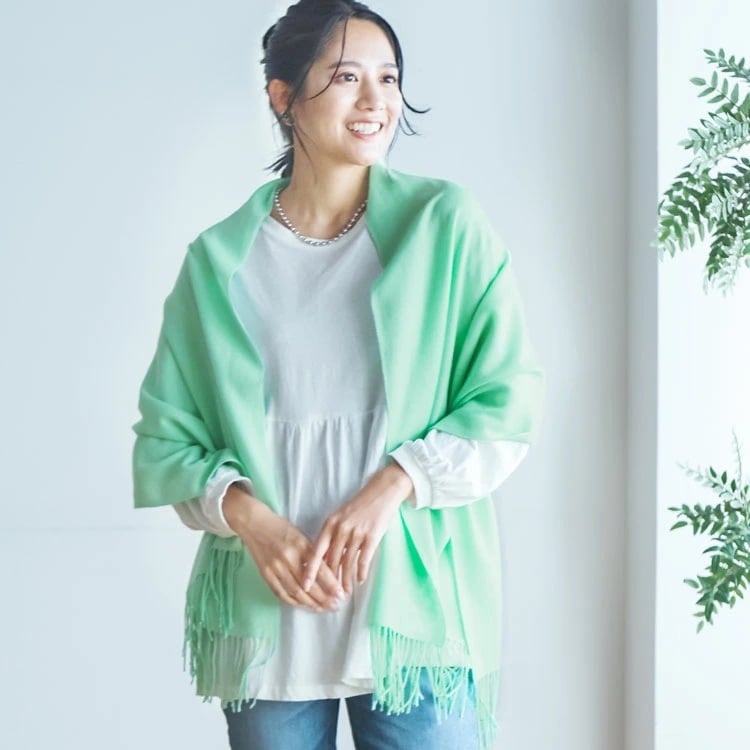 カシミヤ 100% マフラー レディース 無地 シンプル 【ネコポスで送料無料】カシミアマフラー レディースマフラー メンズ フリンジ 厚手 誕生日 秋 冬 母 女性 ブランド ストール 母の日 ギフ