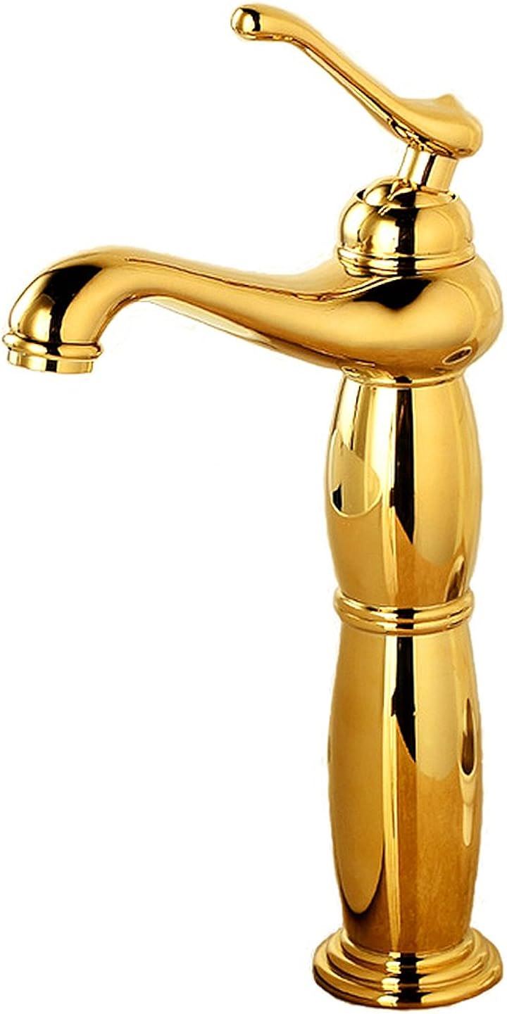洗面用 アンティーク 混合水栓 水栓蛇口 シングルレバー ランプ型 ヨーロッパ風 ロング水栓 洗面台 手洗い鉢 手洗いボウル用 SK47 8,497円
