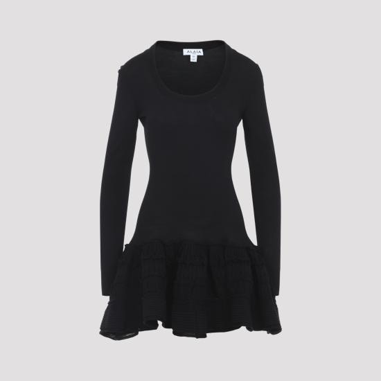 ALAIA Women Short Skirts AA9R2867K164C 995 NOIR ALAIA