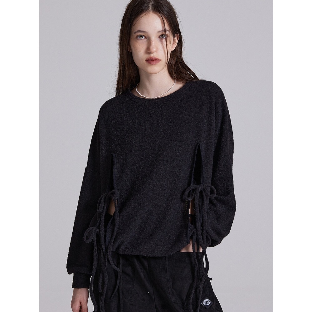 プラズマスフィアフロッピー MTM インブラック (ルーズフィットニットスウェットシャツ)