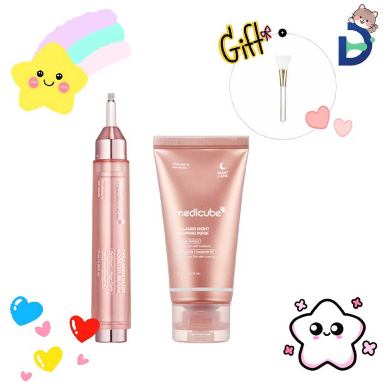 コラーゲン水光ラッピングデュオセット(+ゼリーブラシ贈呈) 4,962円