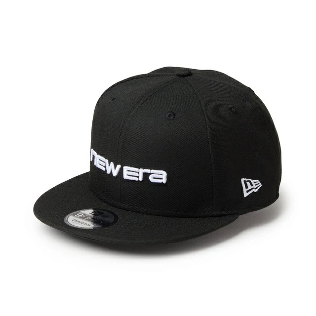 [即納]NEWERA ニューエラ 9FIFTY リニアロゴ ブラック/ホワイト キャップ 帽子 スナップバック サイズ調節可能 小物 送料無料 国内正規品 正規取扱