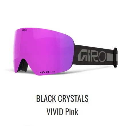 新品未使用 25-26 GIRO GOGGLE CONTOUR RS BLACK CRYSTALS VIVID Pink 土日祝発送OK 56 ジロ