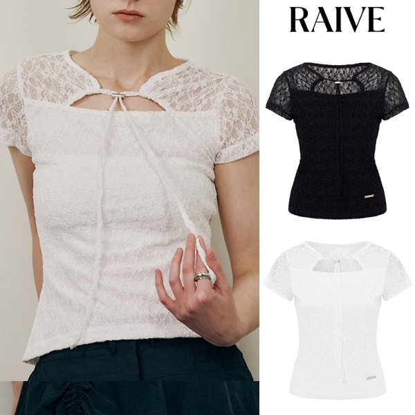 レイス スリム トップ Tシャツ_2色
