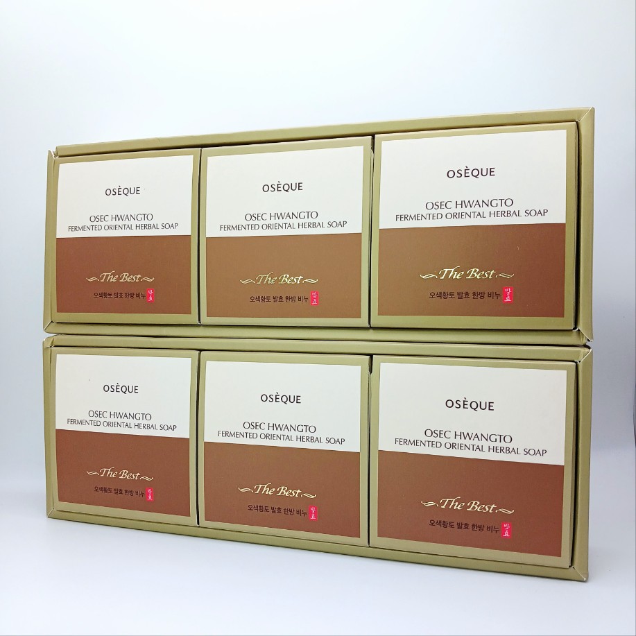 オジェオク色黄土発酵漢方石鹸 100g 6個