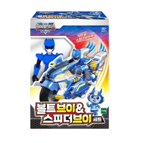 ミニ特攻隊/ブイレンジャーズ/ボルトV & スピーダーV セット/フィギュア/バイク/ボルトブイ/スピーダーブイ/おもちゃ/正品/新型
