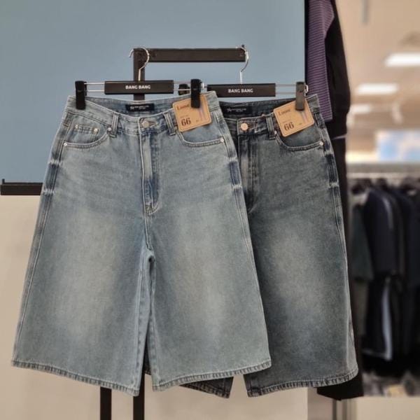HC21 女性ルーズフィット 5分丈 デニムショートパンツ NQM323 (49538666)