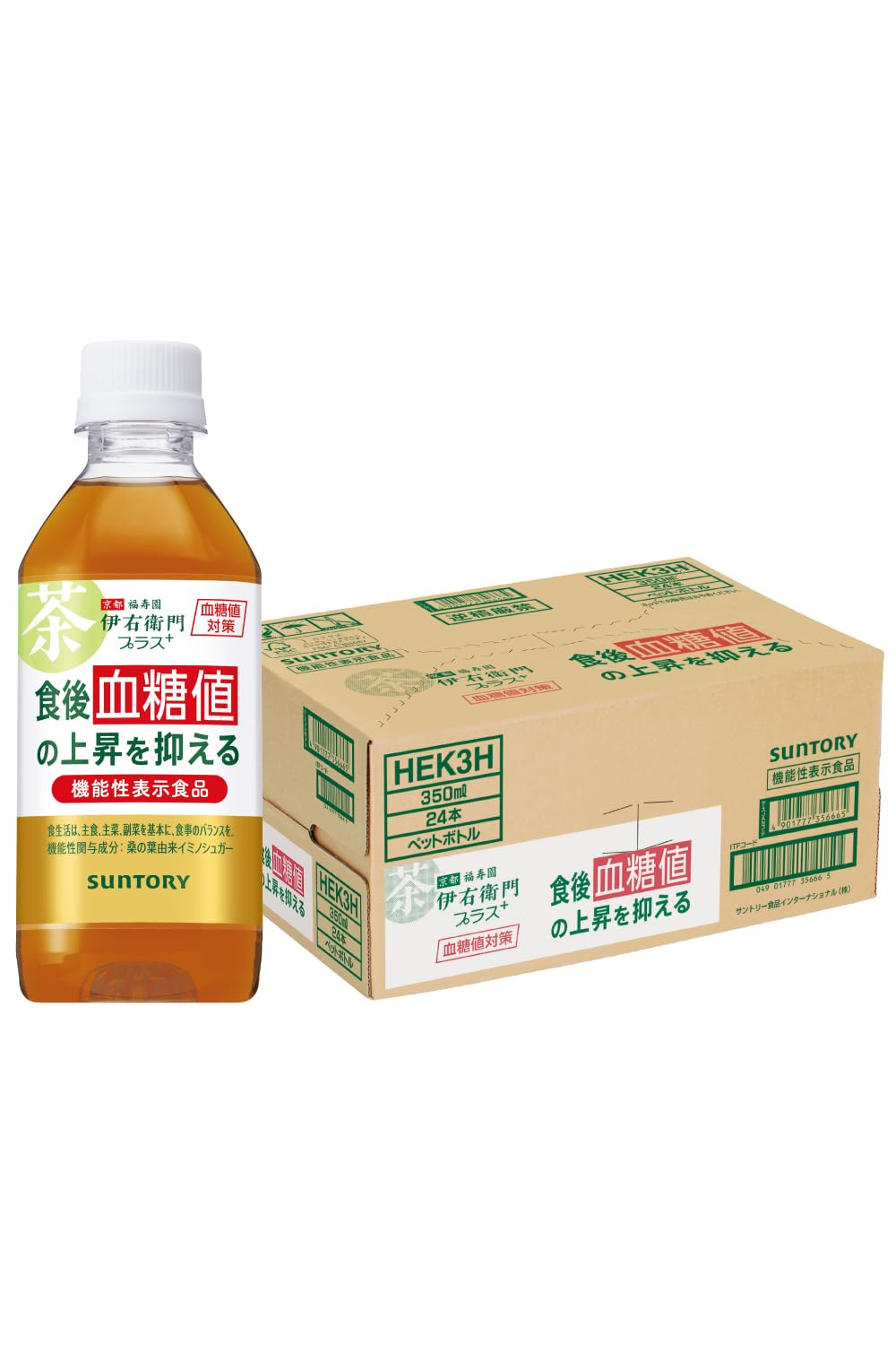 サントリー 機能性表示食品 伊右衛門プラス 血糖値対策 350ml×24本