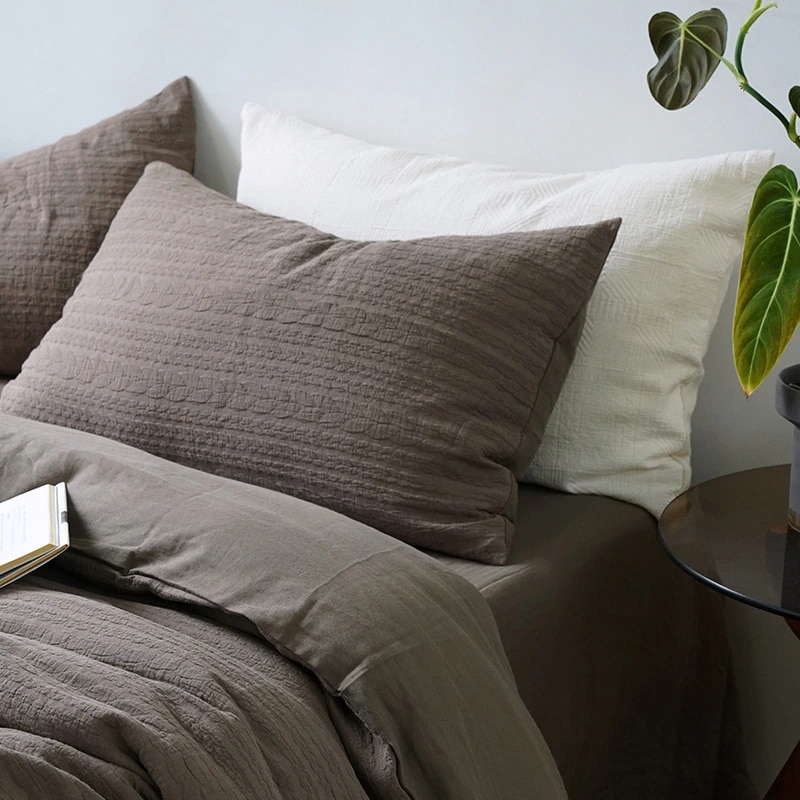 Feng丨4点セットベッドシーツと掛け布団カバー綿100％の純綿シーツと掛け布団カバー寝具