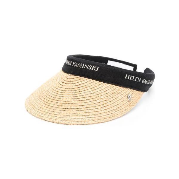 26SS サンキャップ HAT52204 NATURAL BLACK LOGO DOM