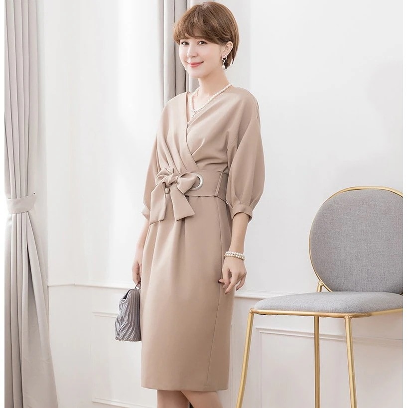 ワンピース レディース 秋冬 春 卒業式 ママスーツ 入園式 入学式 卒園式 フォーマル L パーティードレス 結婚式 レース お呼ばれ 母の日