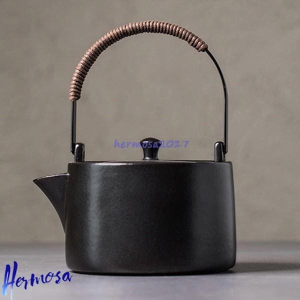 安いケトル やかん 陶のやかん 焼物 F おしゃれ 耐熱 シンプル キッチン用品 インテリア 01 陶器 調理器具 セラミック 直火 キャンプ 価格が下がりました