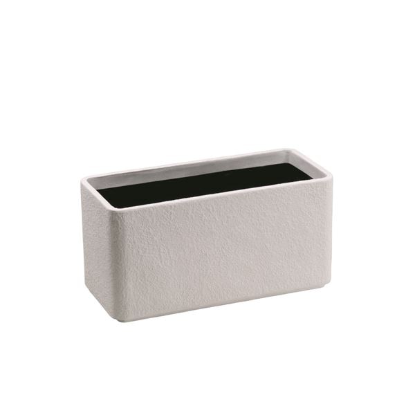 大和プラスチック ファイバーグラスシリーズ ホワイトプランター角丸 80型 ホワイト