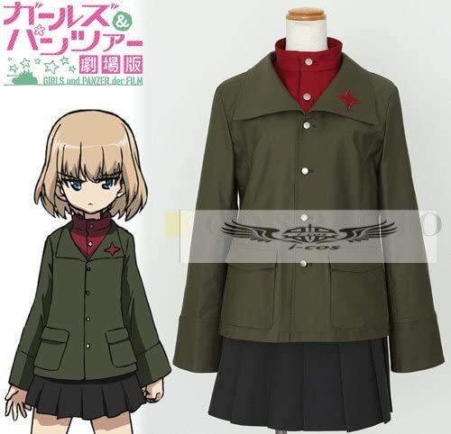 ガールズ＆パンツァー 劇場版 プラウダ高校制服 コスプレ衣装 変装 仮装 コスチューム