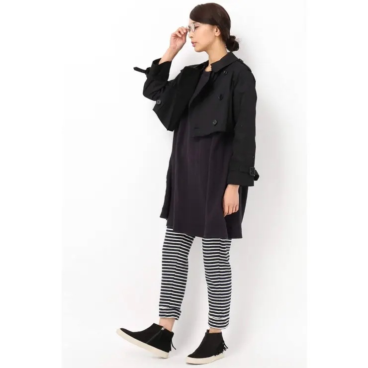 journal standard luxe 【QUARTERLY】スーピマコットンボレロトレンチ